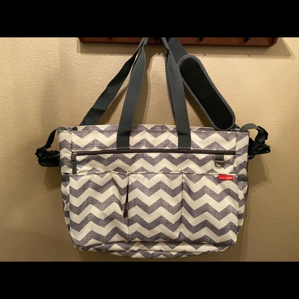 Skip Hop Double Duo Diaper Bag brand new used once